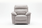 Torino Genuine Leather Light Grey  Armchair