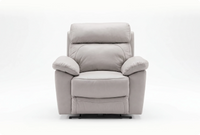 Torino Genuine Leather Light Grey  Armchair