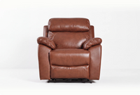 Torino Genuine Leather Tan Armchair