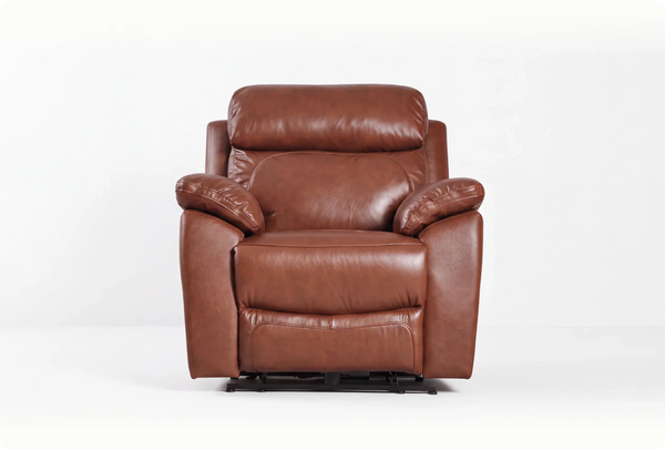 Torino Genuine Leather Tan Armchair