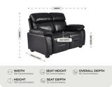 Velmont Genuine Leather Measurement