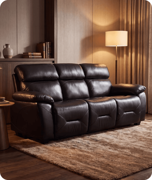 Velmont Genuine Leather Sofa