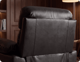 Velmont Genuine Black Armchair