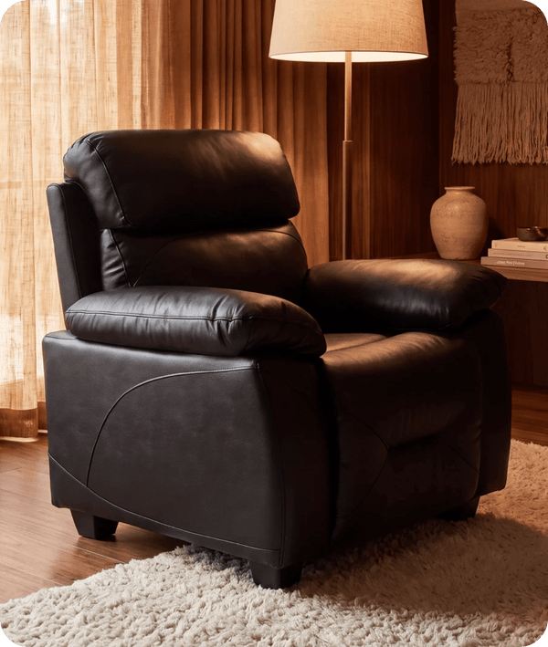 Velmont Genuine Leather Black