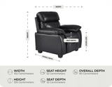 Velmont Genuine Leather Measurement