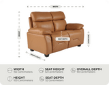 Velmont Genuine Leather Measurement