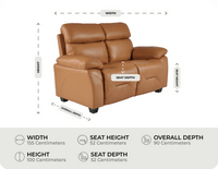Velmont Genuine Leather Measurement
