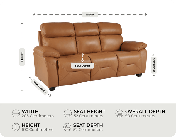 Velmont Genuine Leather Measurement