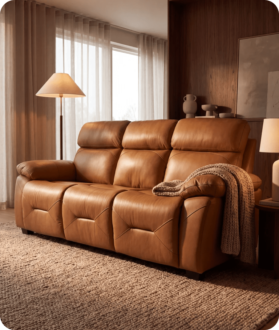 Velmont Genuine Leather Caramel