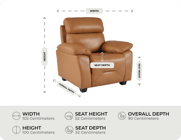 Velmont Genuine Leather Measurement