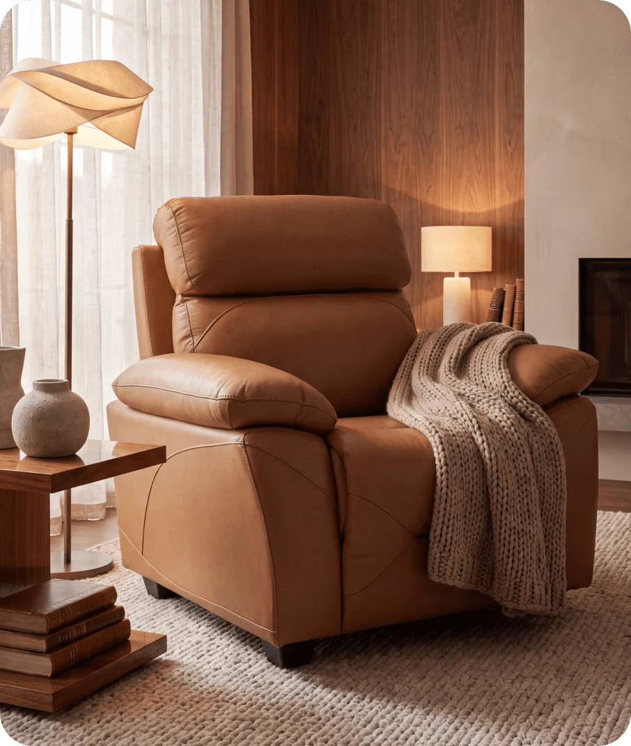 Velmont Genuine Leather Caramel