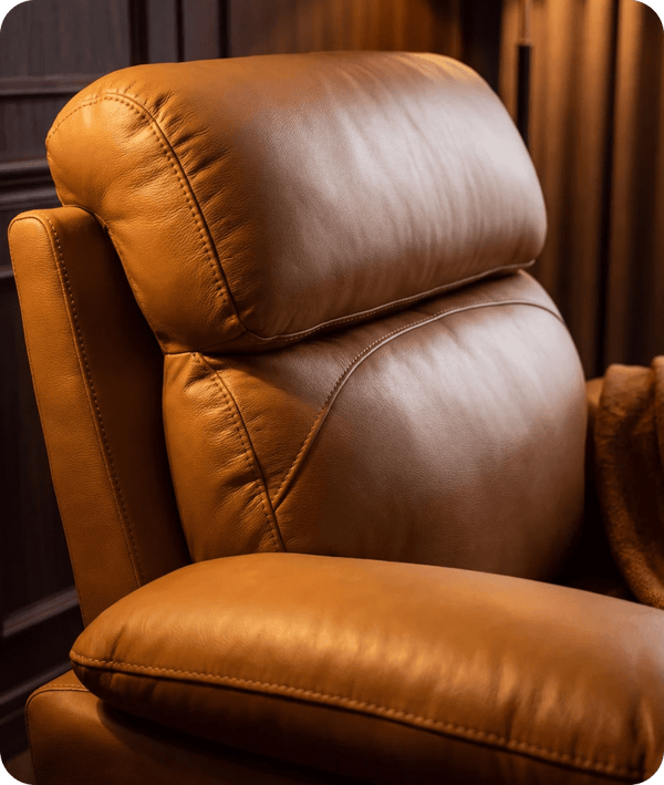 Velmont Genuine Caramel Armchair