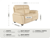 Velmont Genuine Leather Measurement