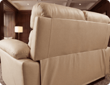 Velmont Genuine Leather Cream 2 Seater