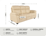 Velmont Genuine Leather Measurement