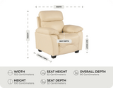 Velmont Genuine Leather Measurement