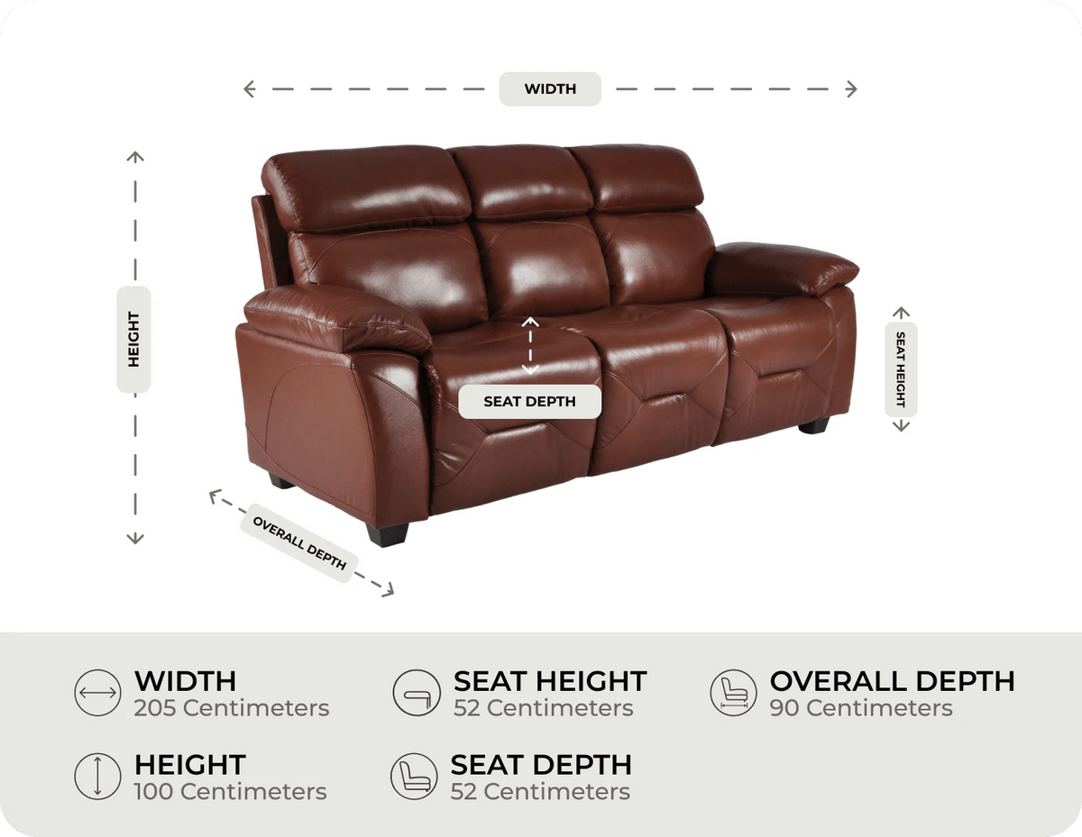 Velmont Genuine Leather Measurement