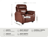 Velmont Genuine Leather Measurement