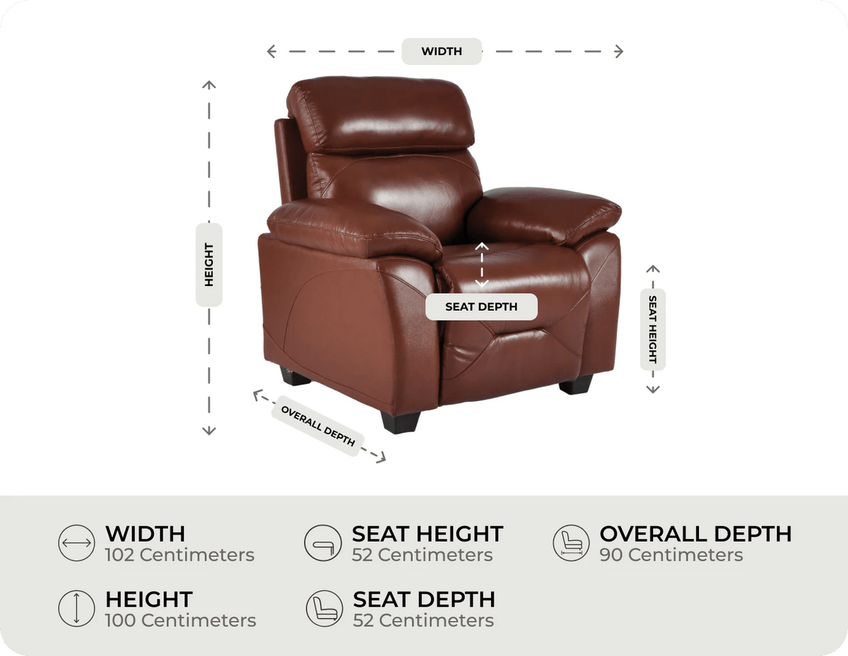 Velmont Genuine Leather Measurement