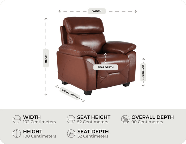 Velmont Genuine Leather Measurement