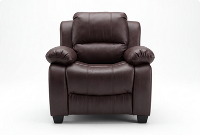 Veloura Brown Leather Armchair