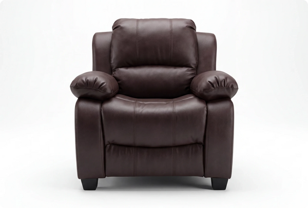 Veloura Brown Leather Armchair