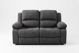 Veloura Charcoal Fabric 2 Seater Sofa