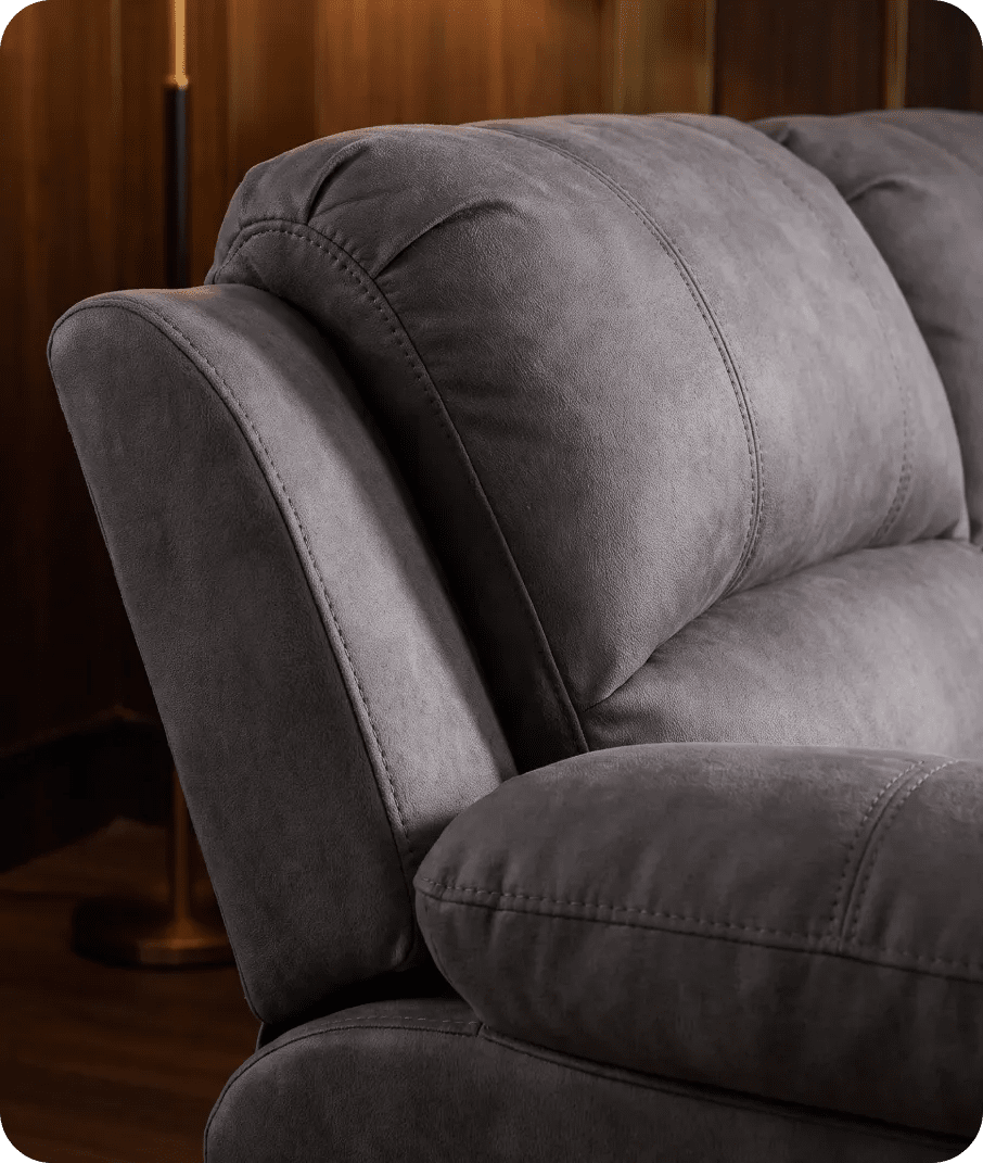 Veloura Charcoal Fabric