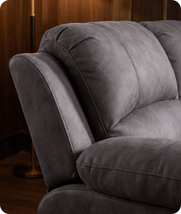 Veloura Charcoal Fabric