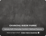 Veloura Charcoal Fabric