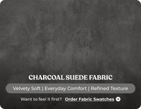 Veloura Charcoal Fabric