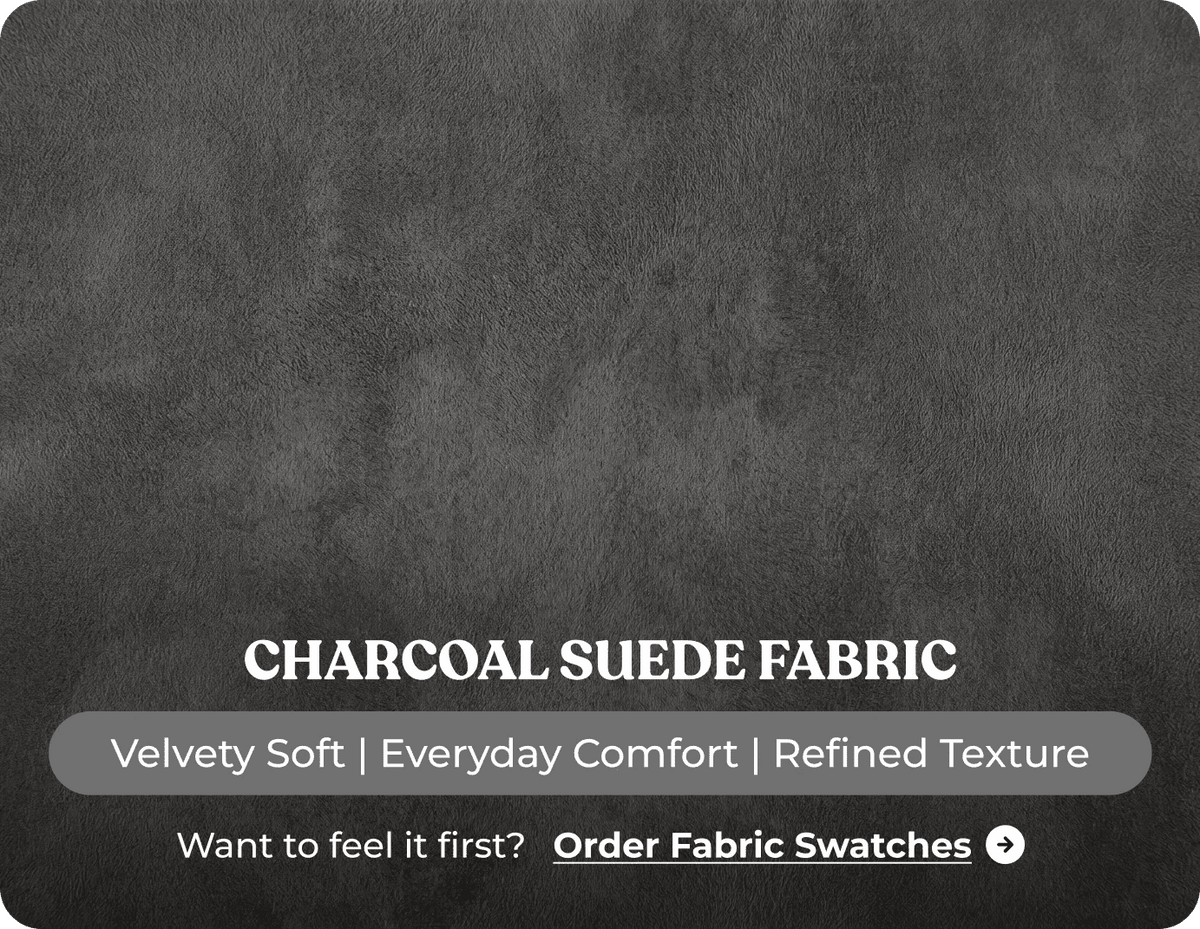 Veloura Charcoal Fabric