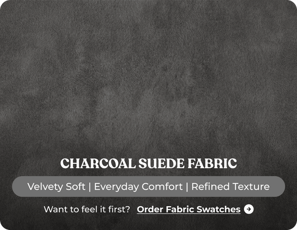 Veloura Charcoal Fabric
