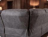 Veloura Charcoal Fabric Corner 2C2