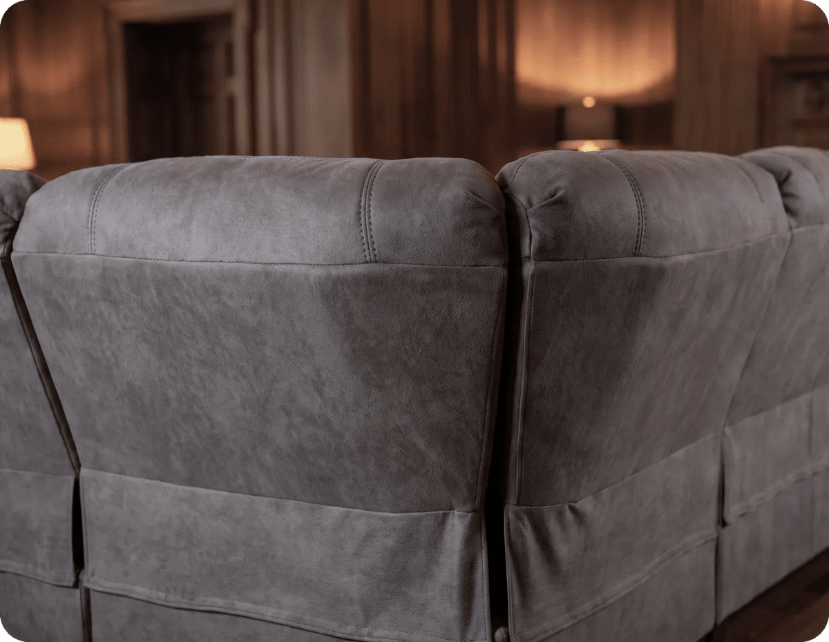 Veloura Charcoal Fabric Corner 2C2