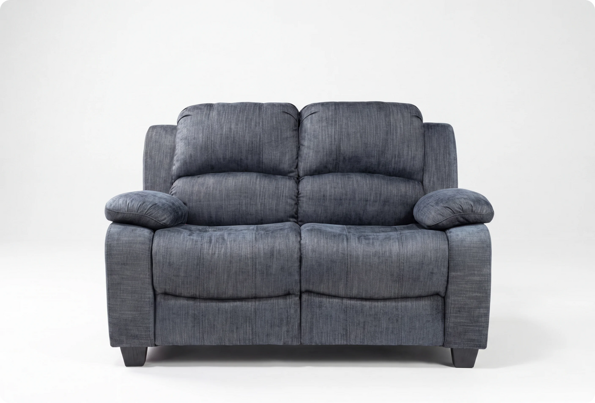 Veloura Roxy Grey Fabric 2 Seater Sofa