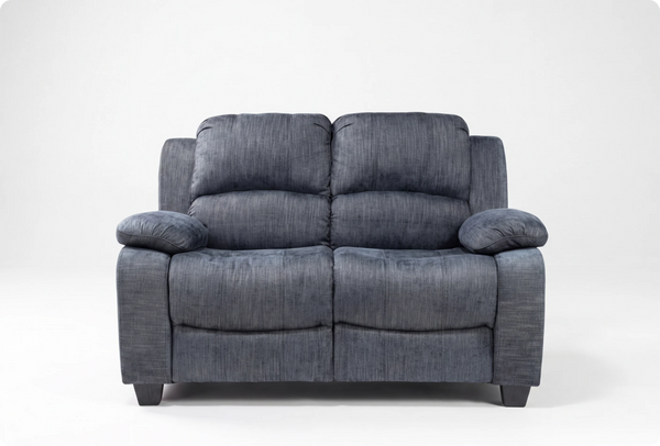 Veloura Roxy Grey Fabric 2 Seater Sofa