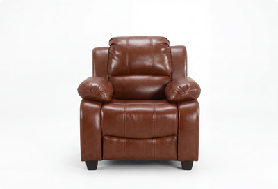 Veloura Tan Leather Armchair