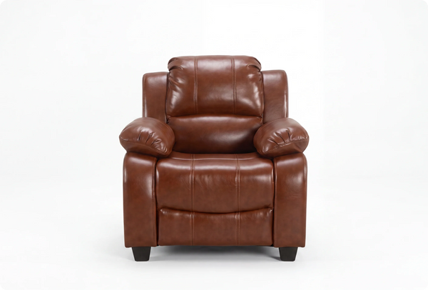 Veloura Tan Leather Armchair