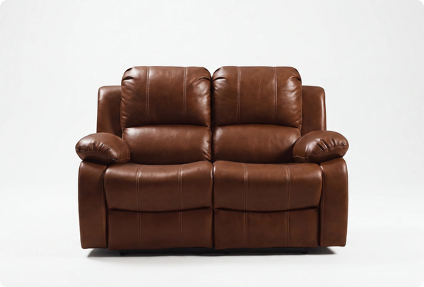 York Tan Leather 2 Seater Manual