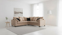 Euphoria Light Brown Corner 2r2 - Furniture Instore