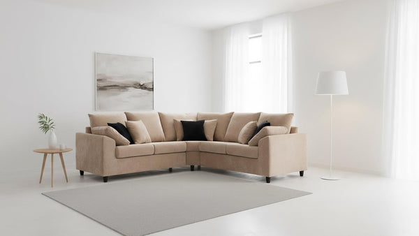 Euphoria Light Brown Corner 2r2 - Furniture Instore