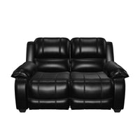 Veloura Black Leather 2 Seater Sofa